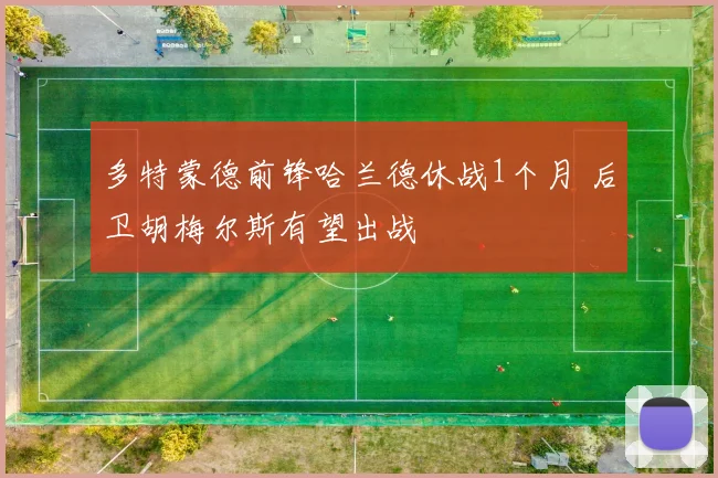 多特蒙德前锋哈兰德休战1个月 后卫胡梅尔斯有望出战